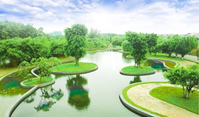 Khu đô thị Hà Đô Charm được quy hoạch hiện đại, với không gian sống xanh