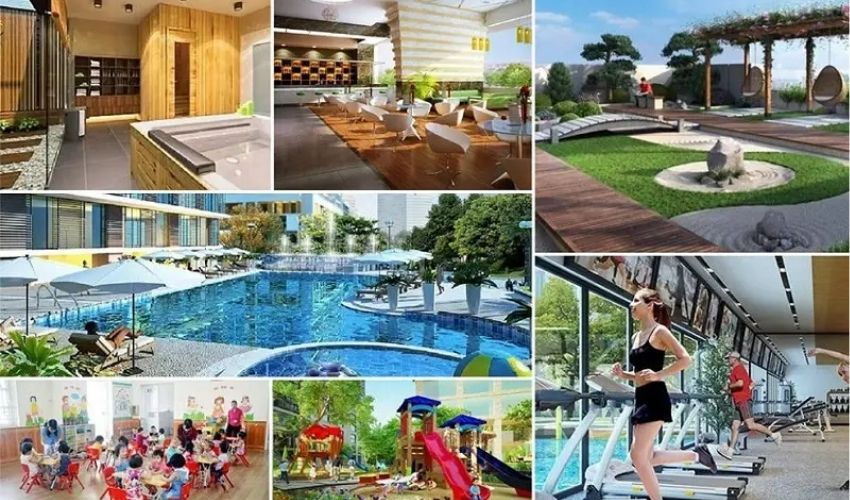 Tiện ích sống cao cấp bên trong khu đô thị Hà Đô Charm Villas