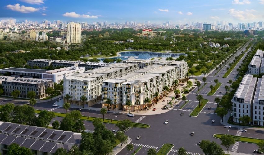 Phối cảnh tổng thể Jade Lake Residence Tây Thăng Long